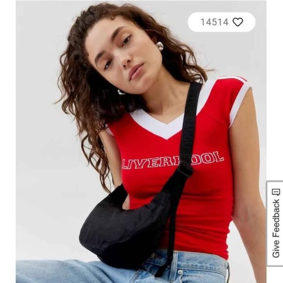 Small Nylon Baggu Crescent Bag - Picture 5 of 9